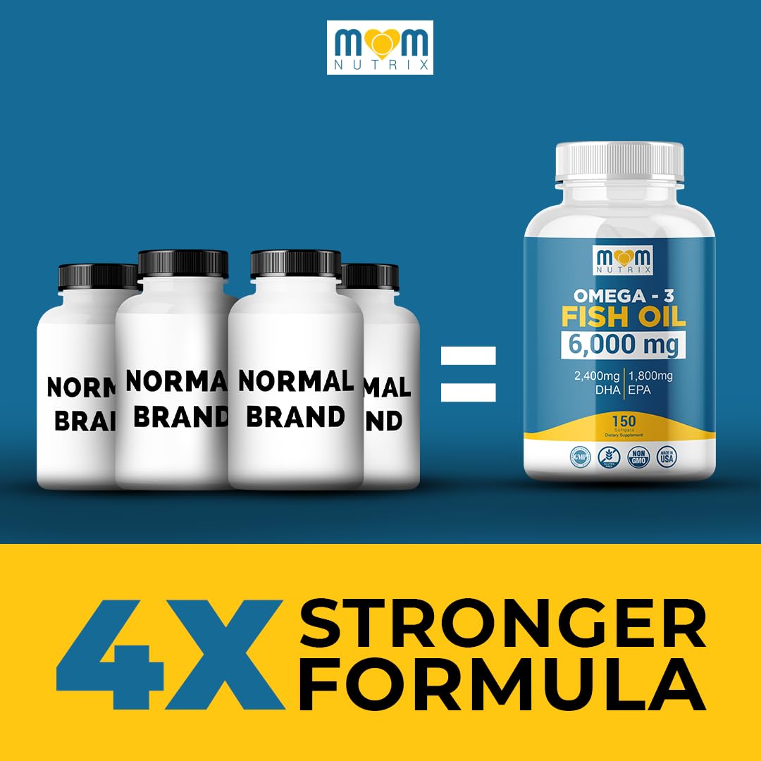 MOM NUTRIX Omega-3 Fish Oil Supplement - Heart & Brain

