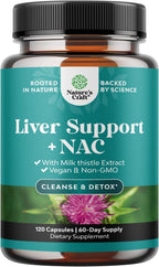 NAC Liver Support Supplement with Milk Thistle - Detox


