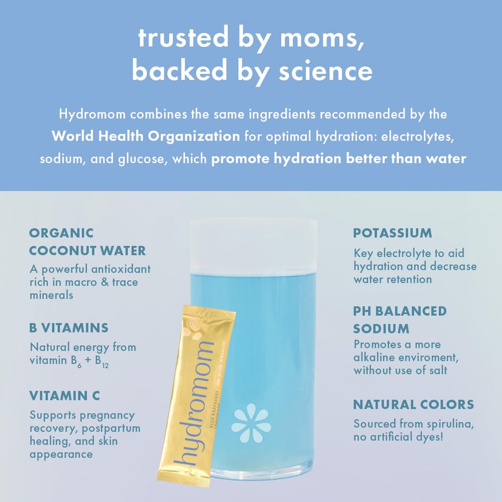 Boobie Hydromom Electrolyte Drink Mix for Moms | Hydration

