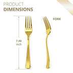 Heavy-Duty Disposable Plastic Forks – 180 Count

