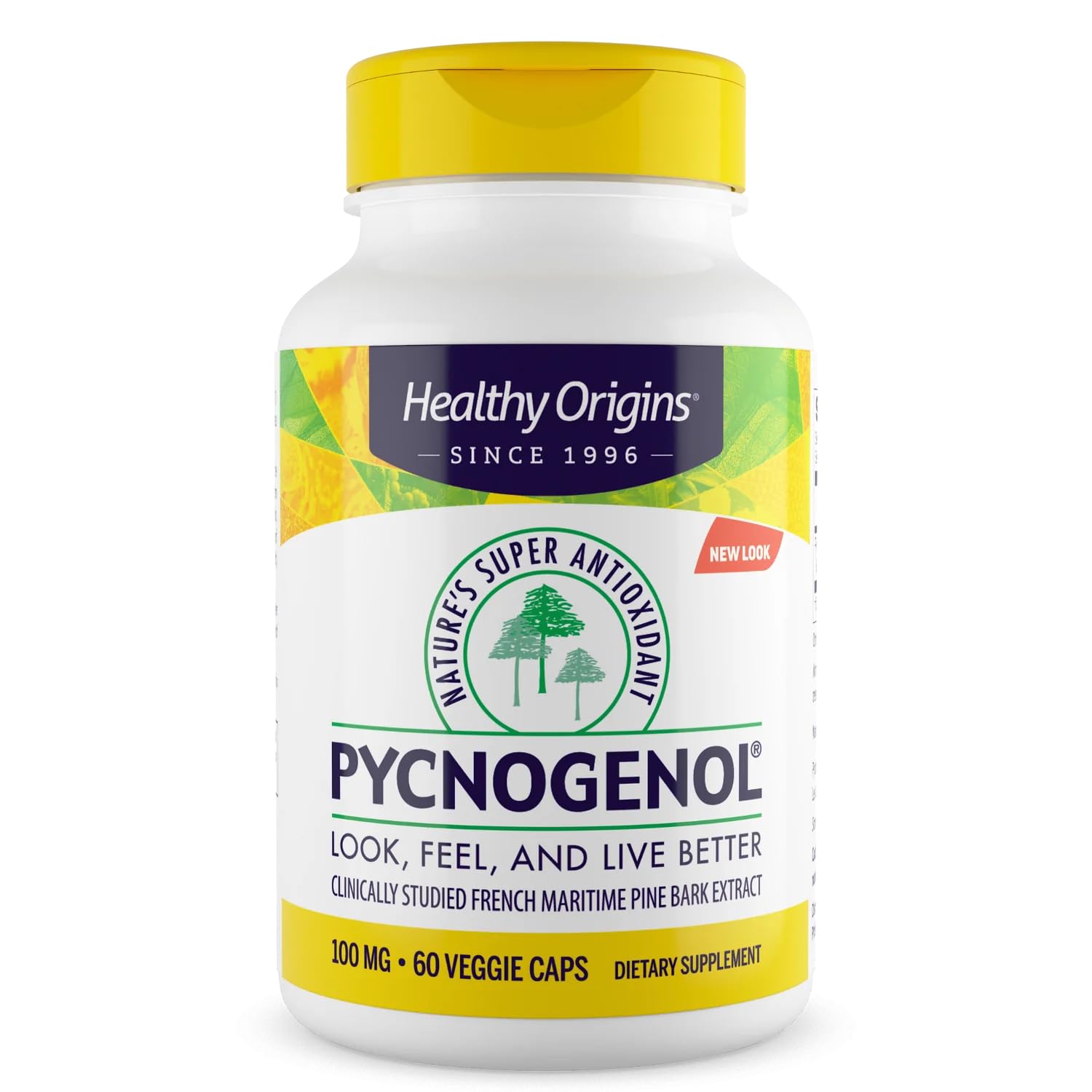 Healthy Origins Pycnogenol 100 mg Pine Bark Extract

