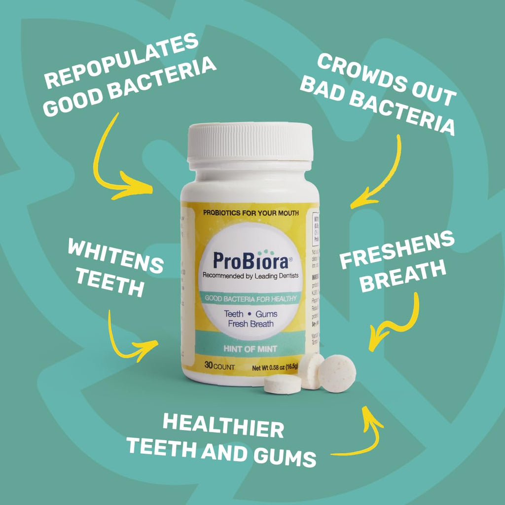 ProBiora Oral Probiotics for Teeth & Gums - Tablets

