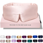DROWSY Silk Sleep Mask - Face-hugging, padded cocoon in pure Mulberry silk