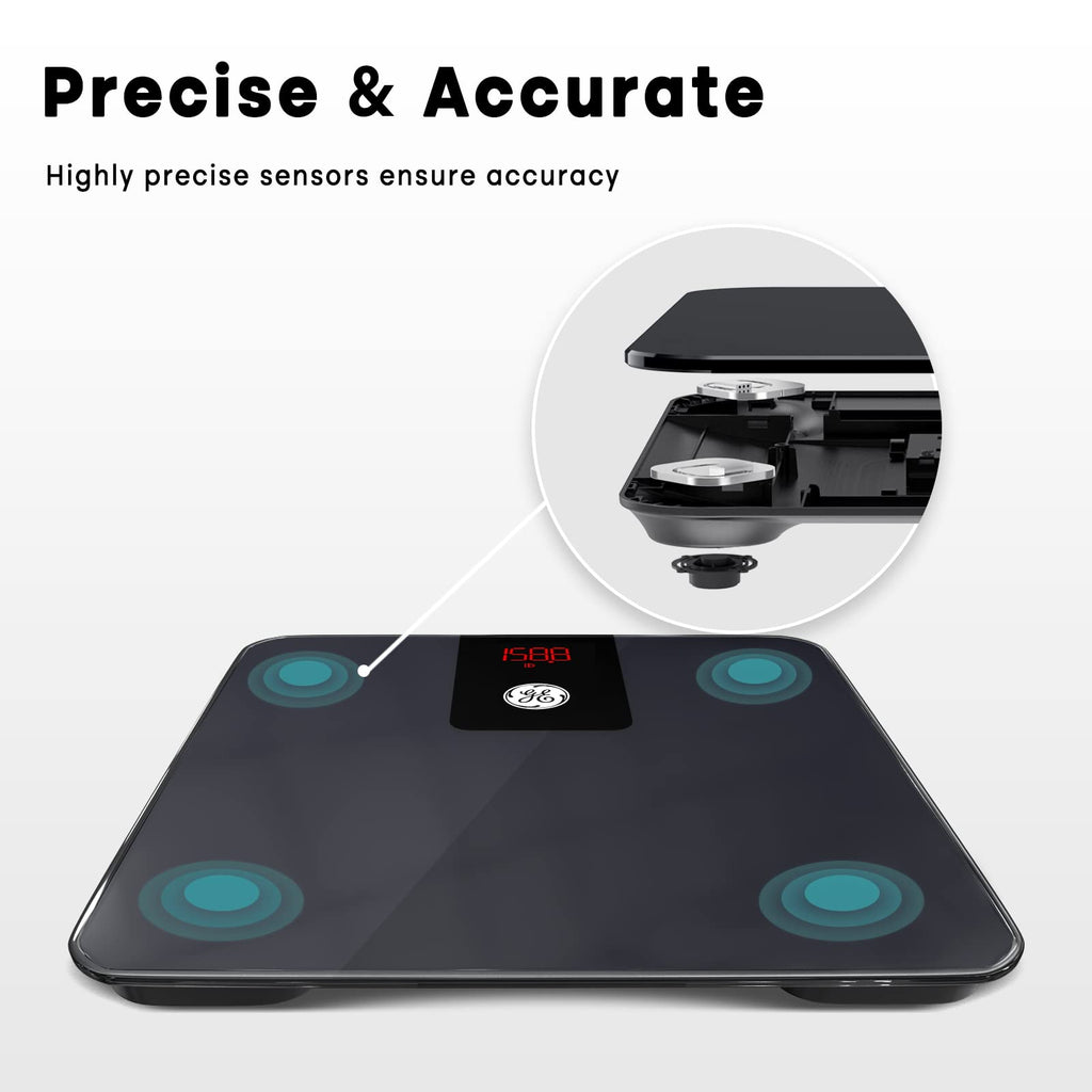 GE Digital Bluetooth Bathroom Scale for Weight & BMI – 400 lb

