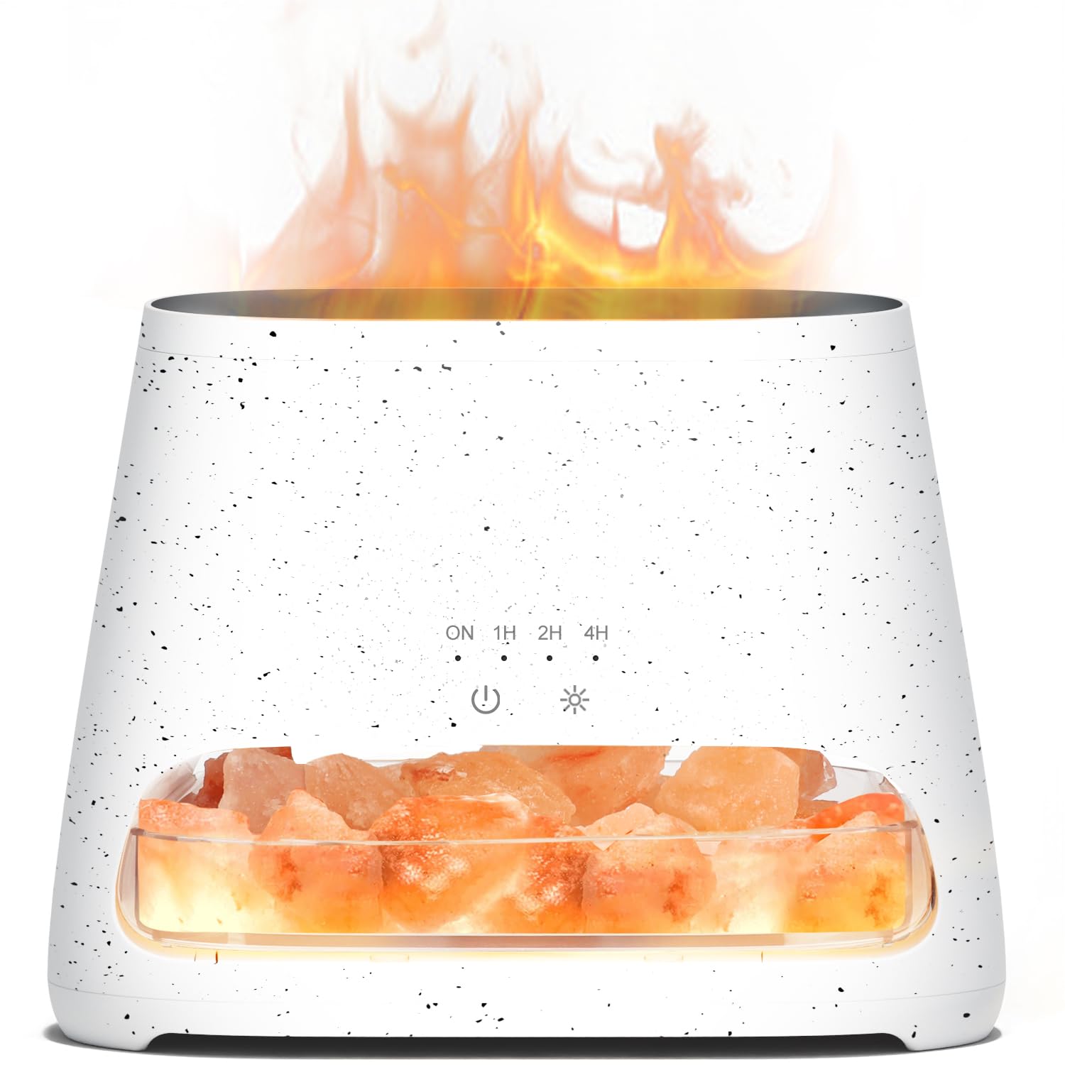SALKING 2-in-1 Ultrasonic Essential Oil Diffuser & Himalayan Salt Lamp