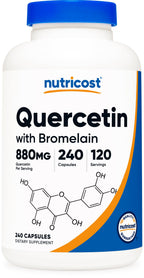 Nutricost Quercetin with Bromelain - Gluten Free


