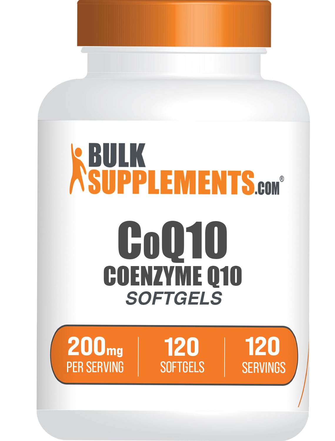 BulkSupplements CoQ10 200mg Softgels | Wellness Support

