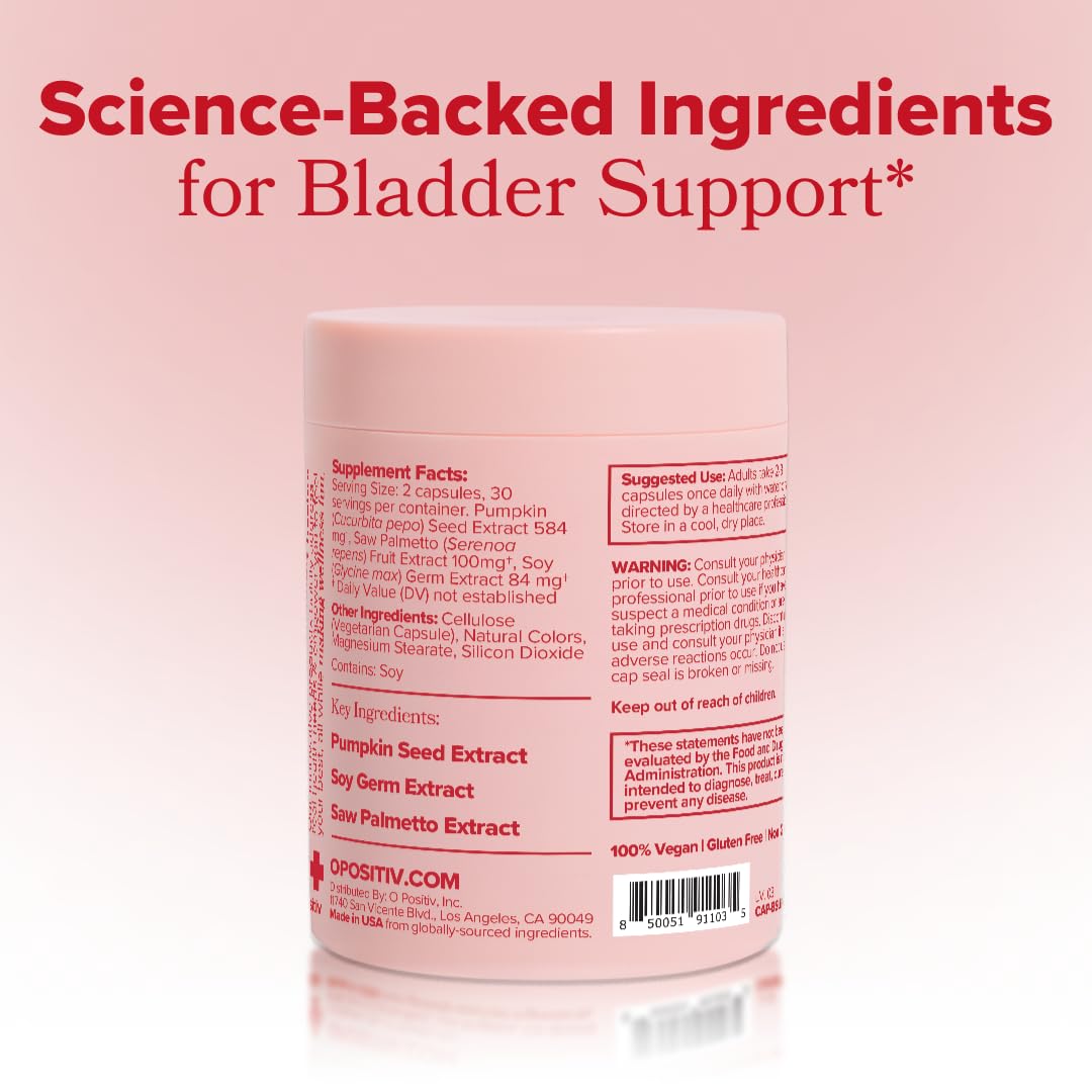 O Positiv URO Bladder Control | Urinary Health

