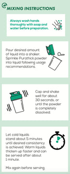 Purathick Natural Thickener for Dysphagia - Thickens Liquids

