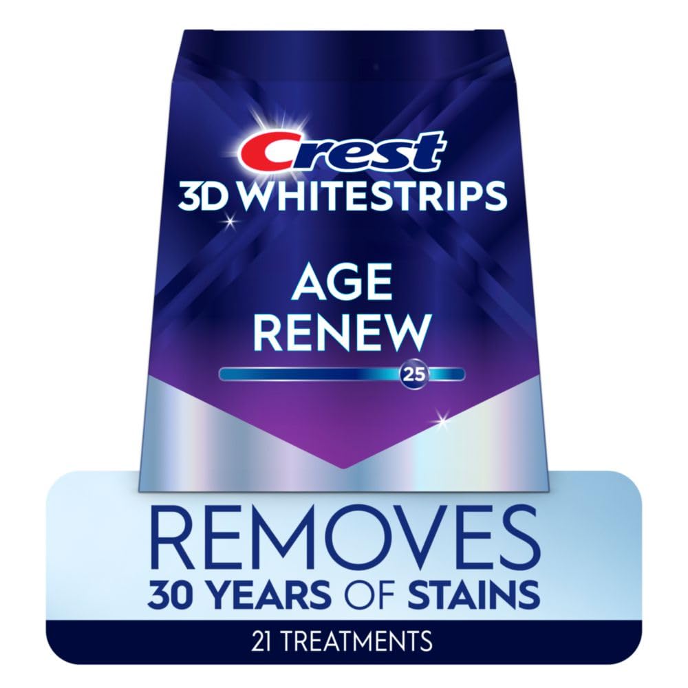 Crest 3D White Whitestrips Age Renew Teeth Whitening Kit

