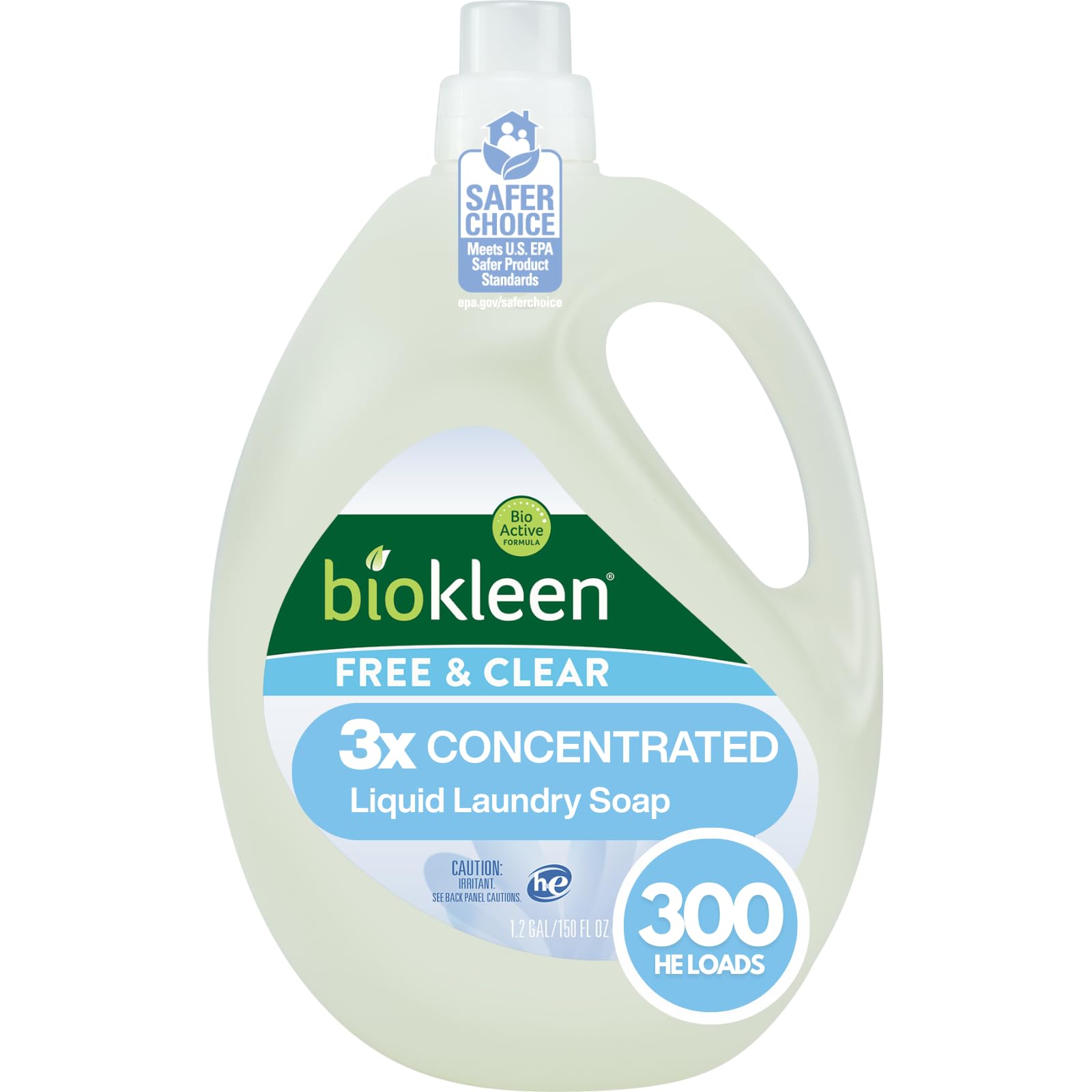 Biokleen Natural Sport Laundry Detergent - Plant-Based, Ultra Concentrated