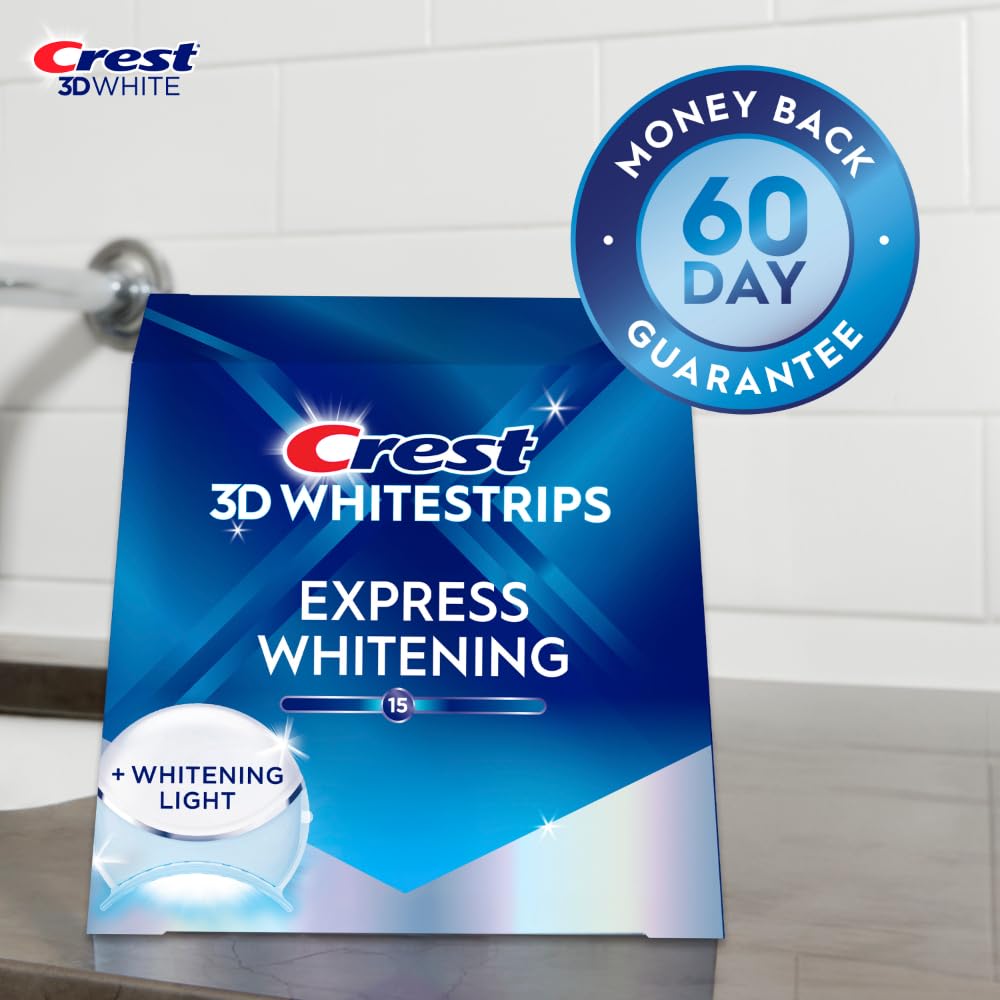 Crest 3D Teeth Whitening Kit | Enamel-Safe Whitening

