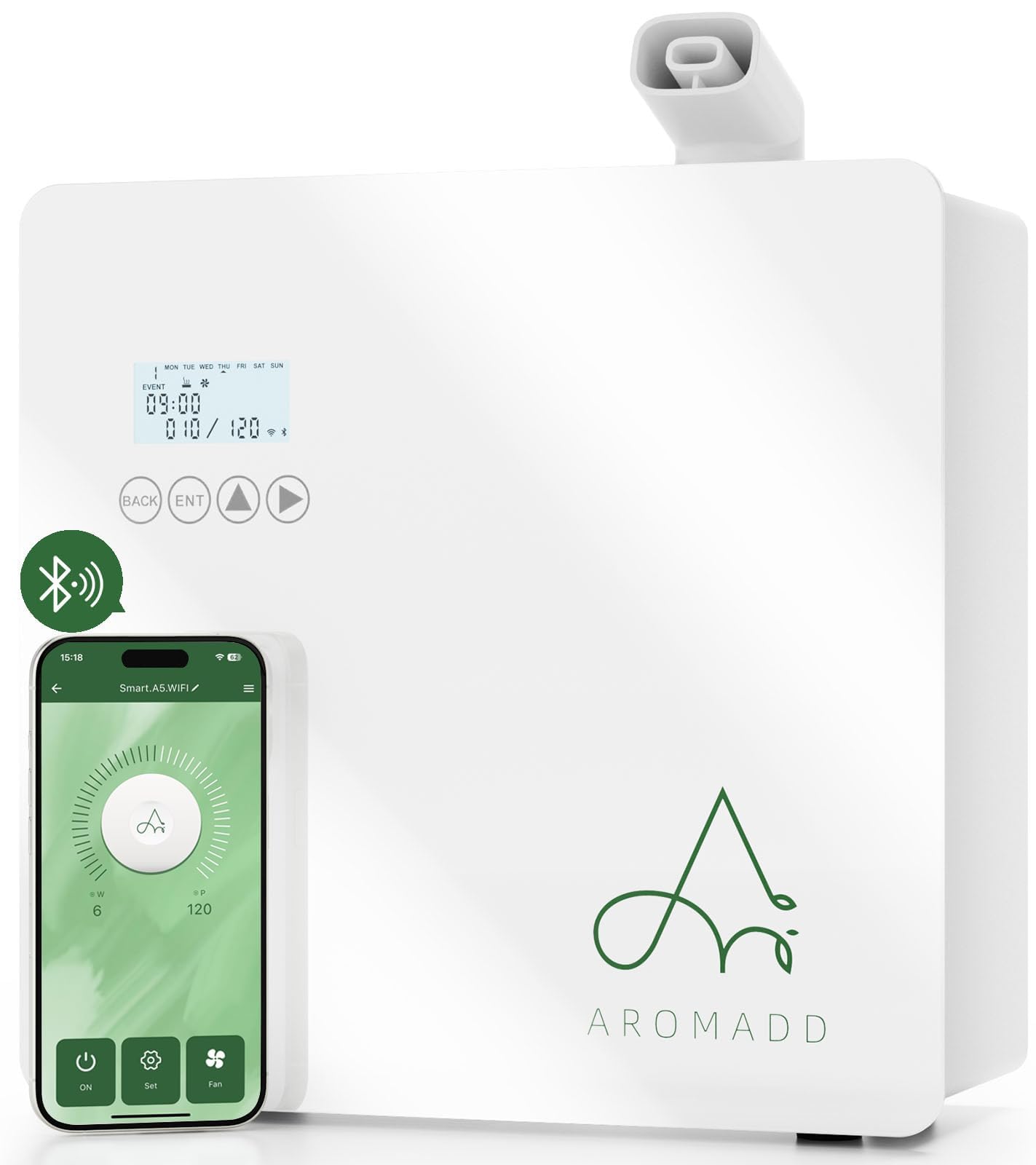 Aromadd HVAC Diffuser for Large Spaces, Waterless Diffusion