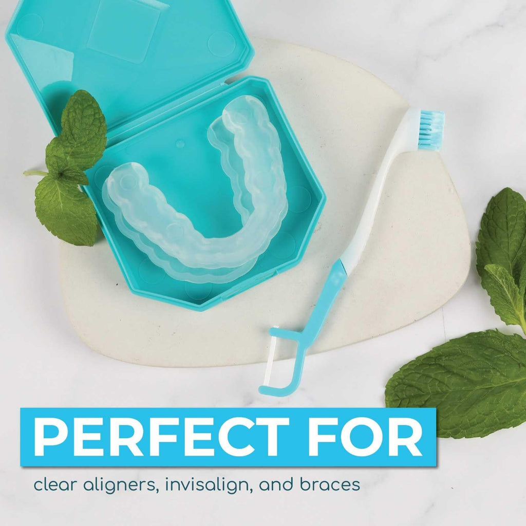 Brushee 4-in-1 Oral Care Tool | Paste, Brush, Floss & Pick


