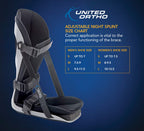 United Ortho Plantar Fasciitis Adjustable Night Splint

