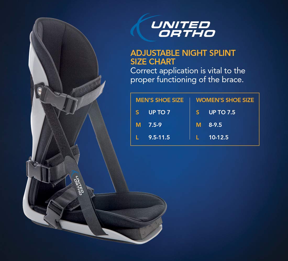 United Ortho Plantar Fasciitis Adjustable Night Splint

