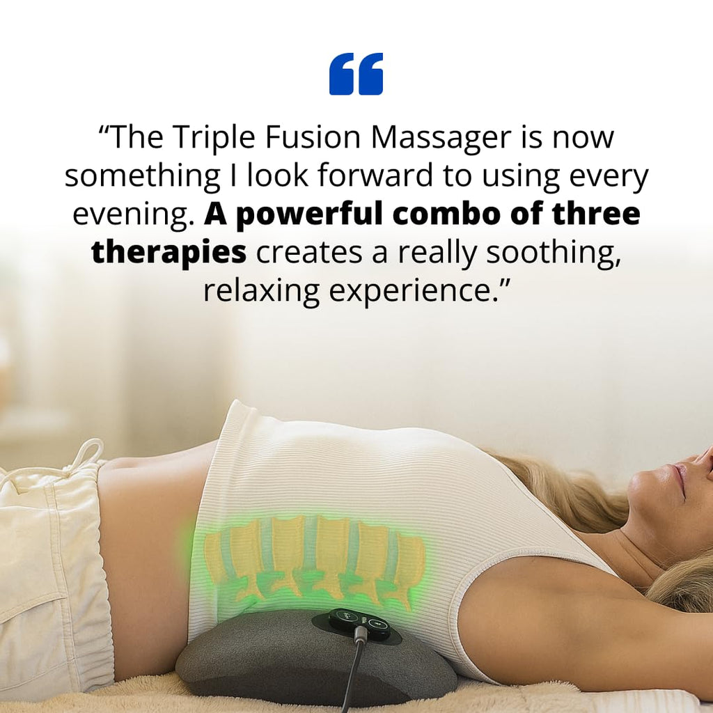 SmoothSpine Back Massager with Heat - Home Use

