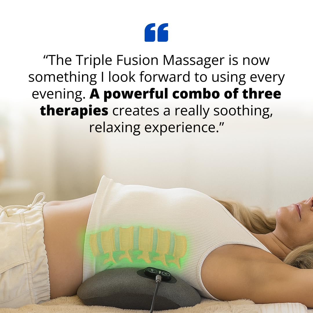 SmoothSpine Back Massager with Heat - Home Use

