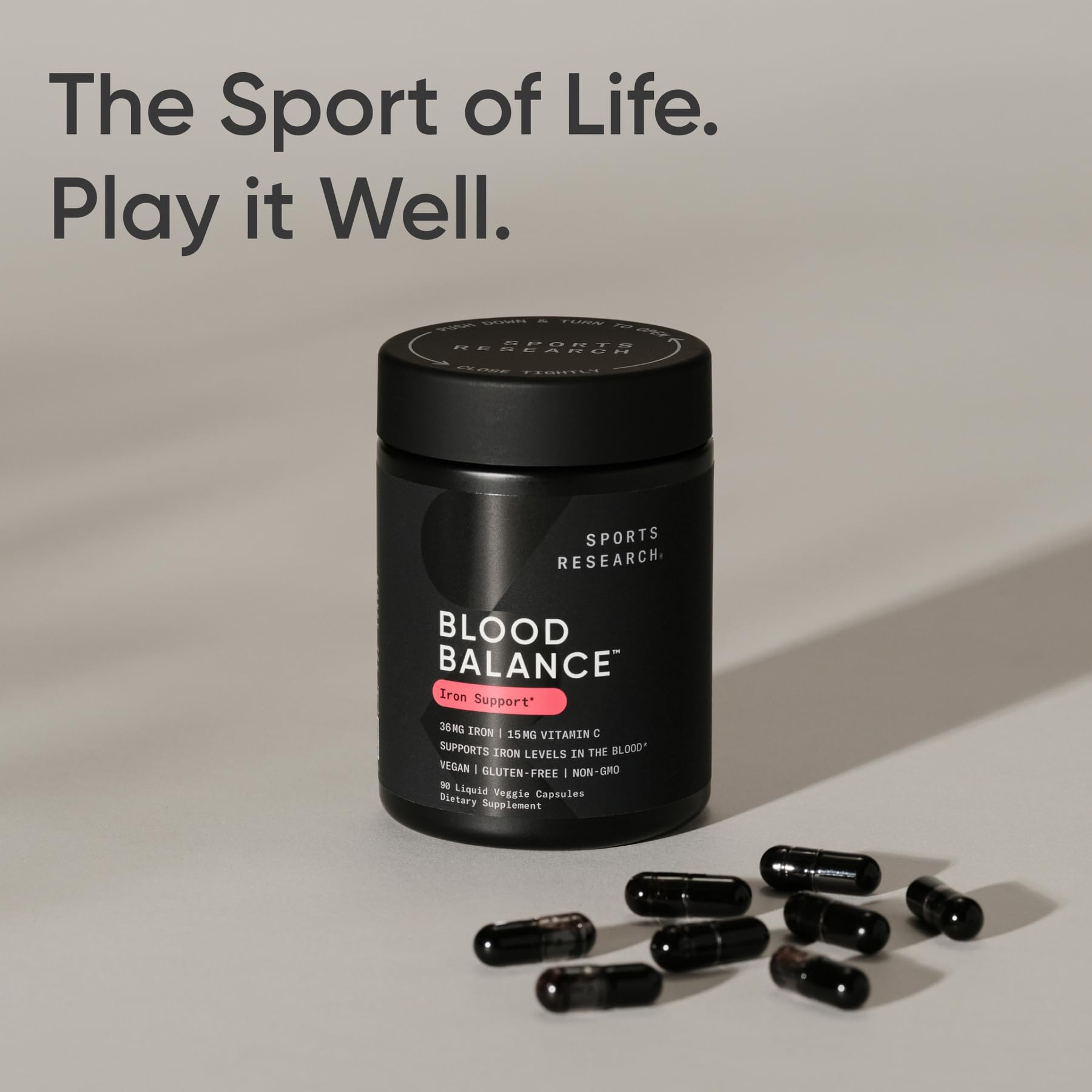 Blood Balance Iron Supplement by Sports Research

