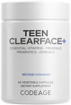 Codeage Teen Clearface Skin Vitamins - Zinc & Omega-3

