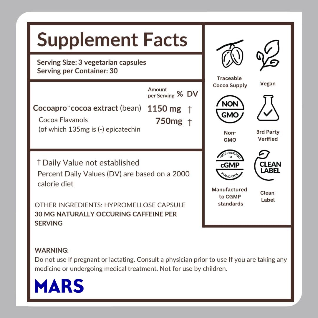 CocoaVia Ultra Cocoa Flavanols | Heart & Brain Health

