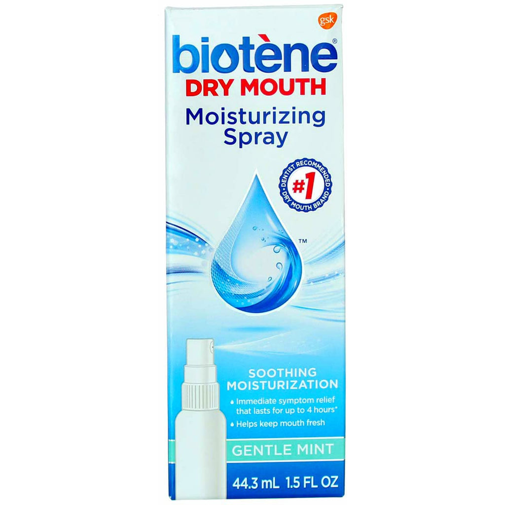 Biotene Gentle Mint Moisturizing Mouth Spray - Sugar-Free Dry Mouth Relief