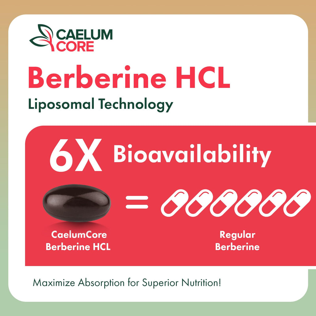 CEALMU CORE Liposomal Berberine HCL 1500mg AMPK Support

