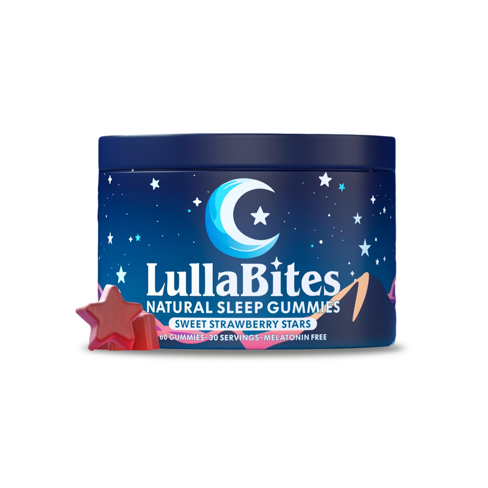 LullaBites Sleep Gummies - Natural Nighttime Support

