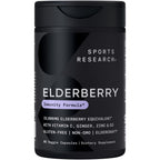 Sports Research Elderberry Immune Support Zinc D3 | Vegan

