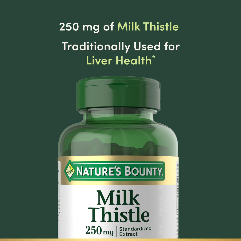 Milk Thistle Capsules for Liver Health | Nature's Bounty

