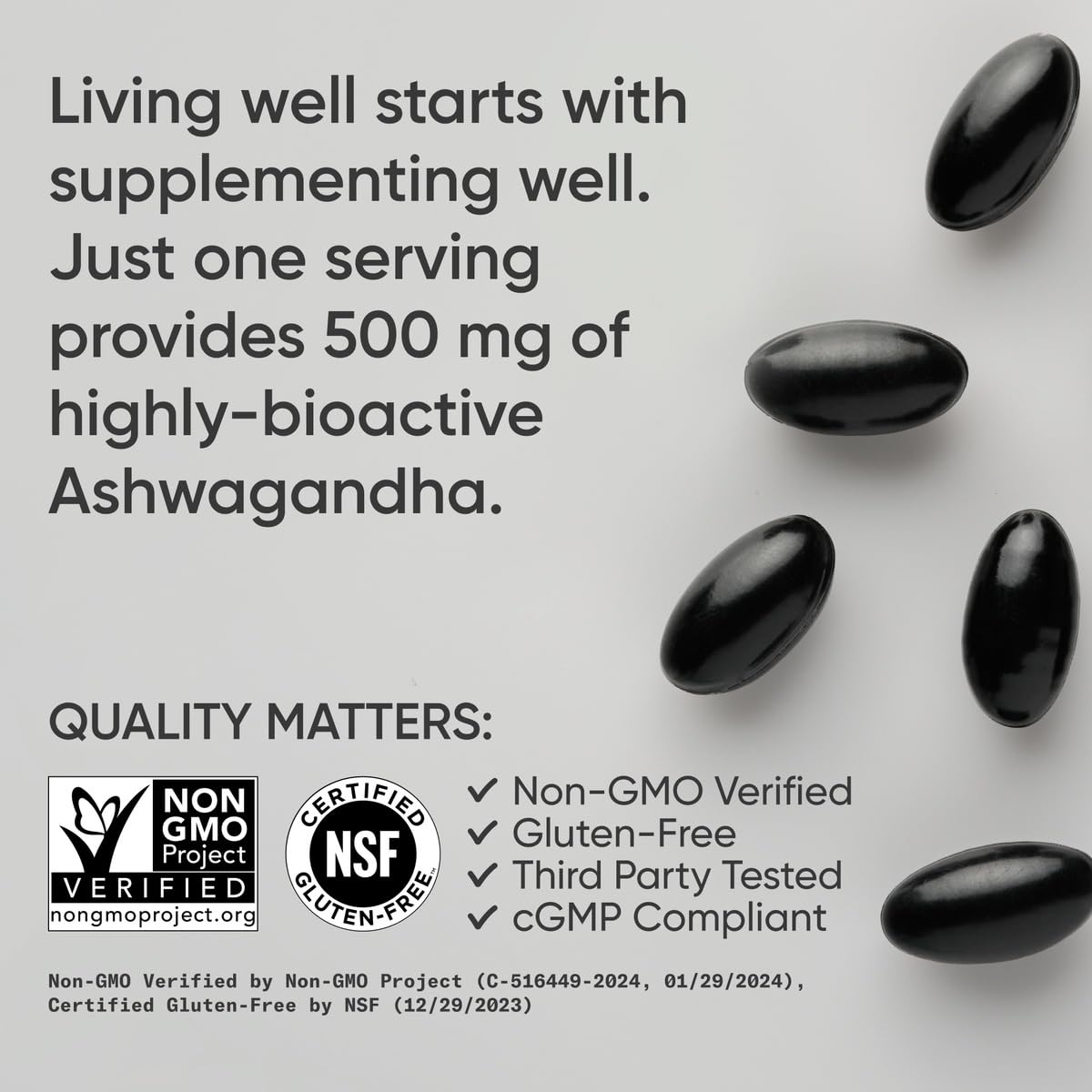 Ashwagandha Softgels with Coconut MCT Oil

