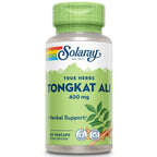 Solaray Tongkat Ali 400 mg for Men - Herbal Supplement, Vegan, Non-GMO, Lab Verified