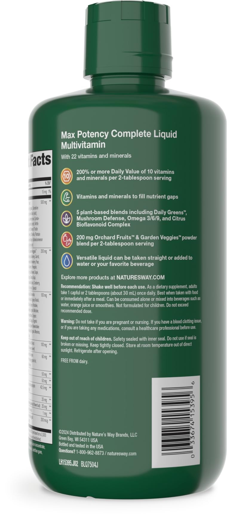 Nature's Way Alive! Max Potency Liquid Multivitamin | Energy

