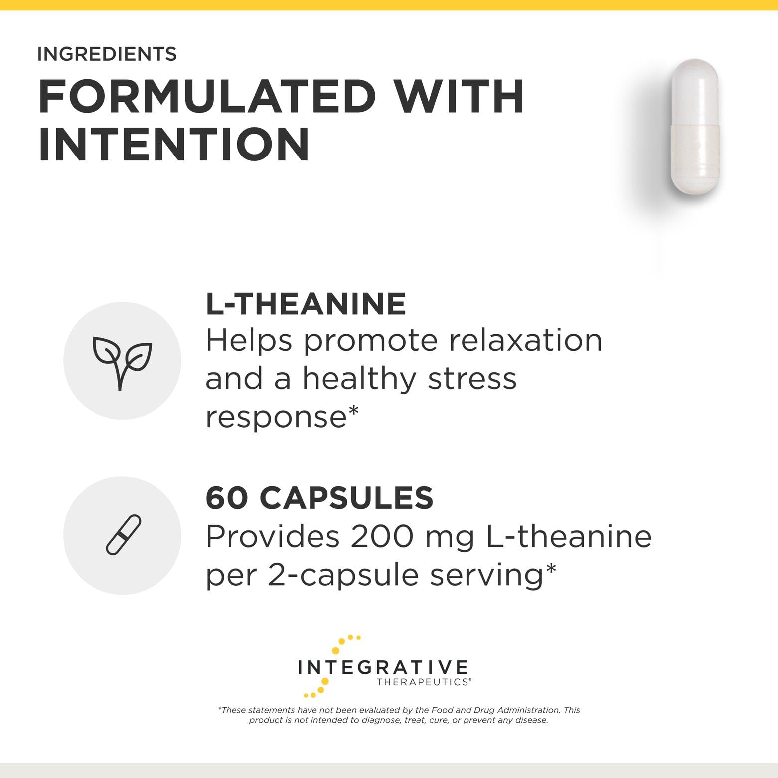 L-Theanine Amino Acid Supplement - Integrative Therapeutics

