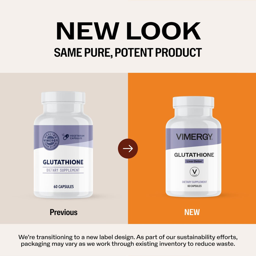 Vimergy Glutathione Supplement for Detox and Cellular Health

