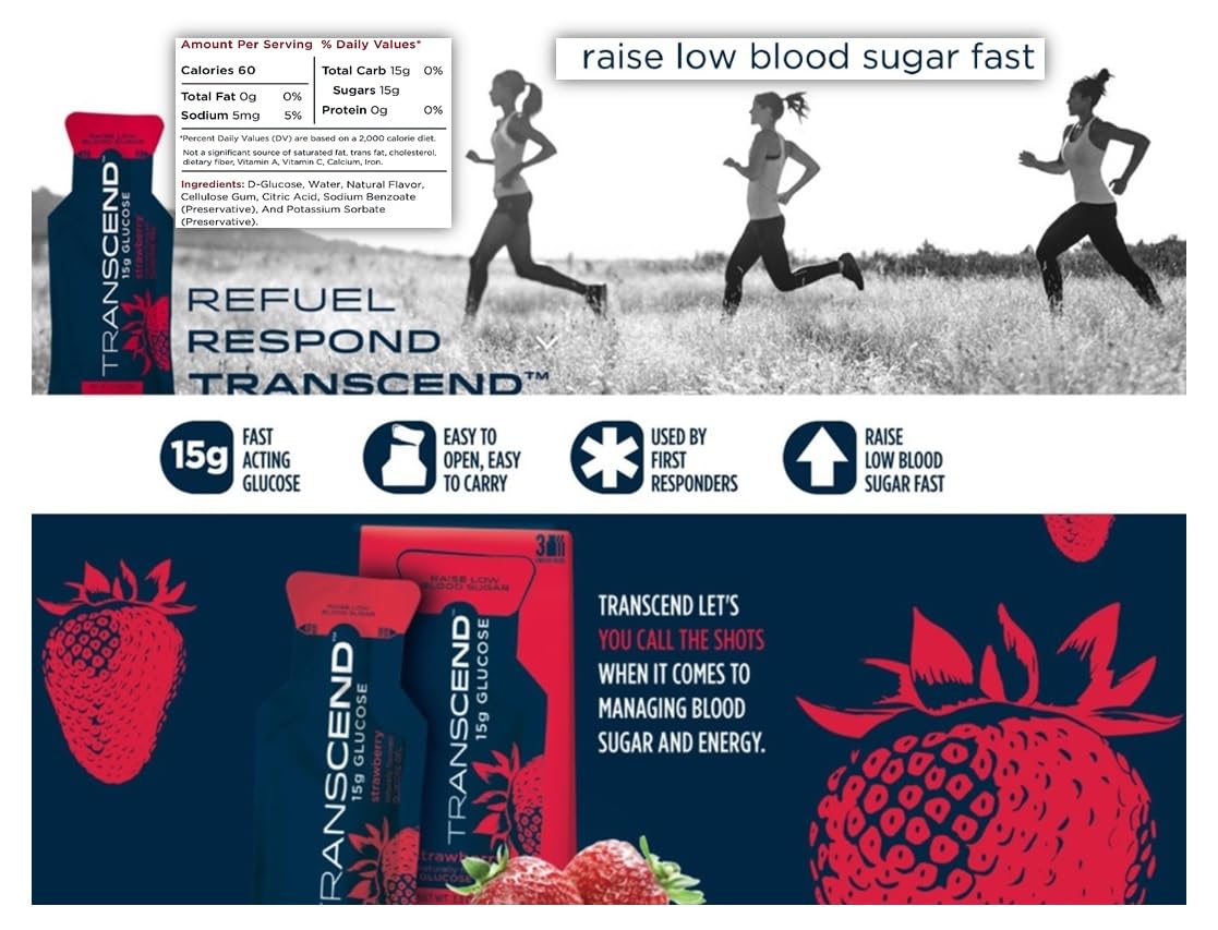 Transcend Glucose Gel Assortment

