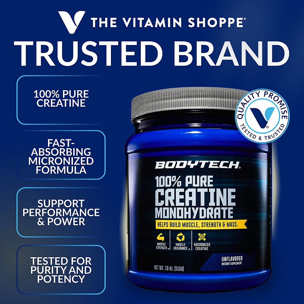 BodyTech Creatine Monohydrate Powder Micronized

