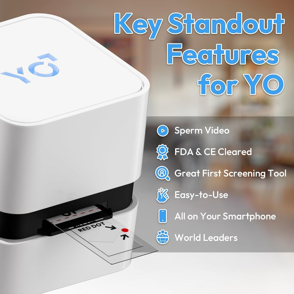 YO Home Sperm Analysis Kit - FDA Cleared


