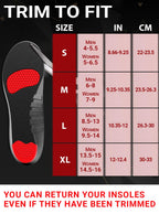 CRUVHEAL Work Pro Comfort Insoles - Shock Absorption

