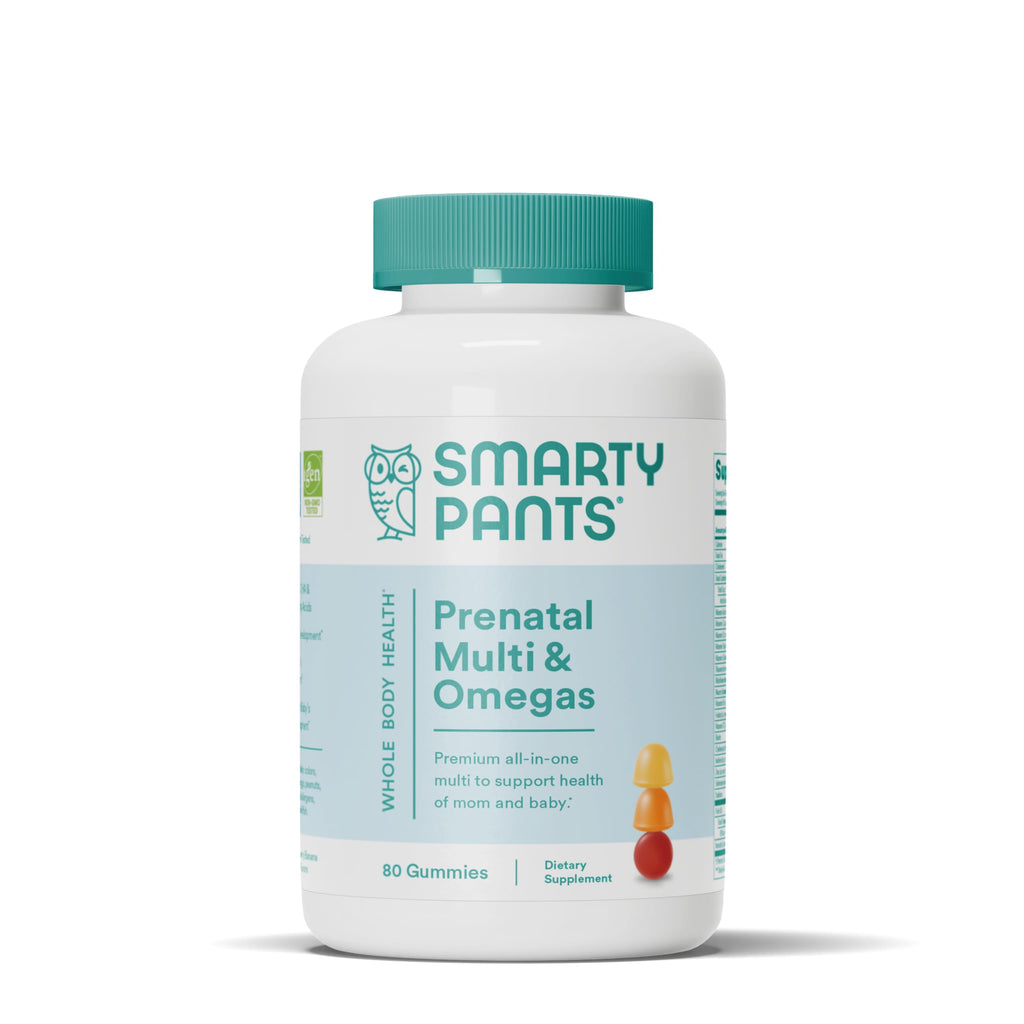 SmartyPants Prenatal Multivitamin Gummies with Omega-3 DHA/EPA