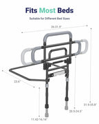 Bed Rails for Elderly Foldable with Adjustable Height


