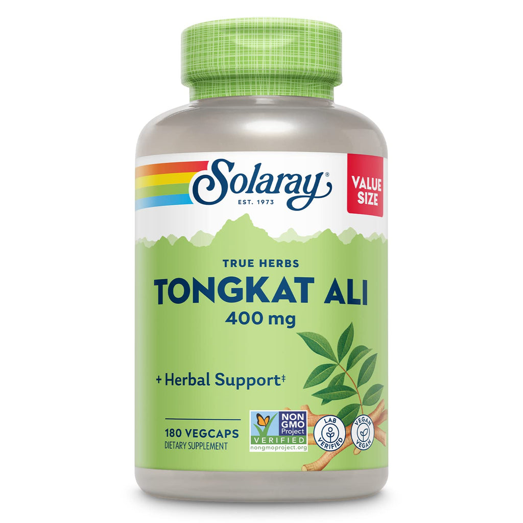 Tongkat Ali 400 mg for Men | Solaray Herbal Supplement

