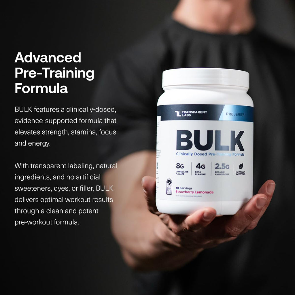 Transparent Labs Bulk Pre-Workout Powder

