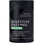 Sports Research Digestive Enzymes with Probiotics Plant Based

