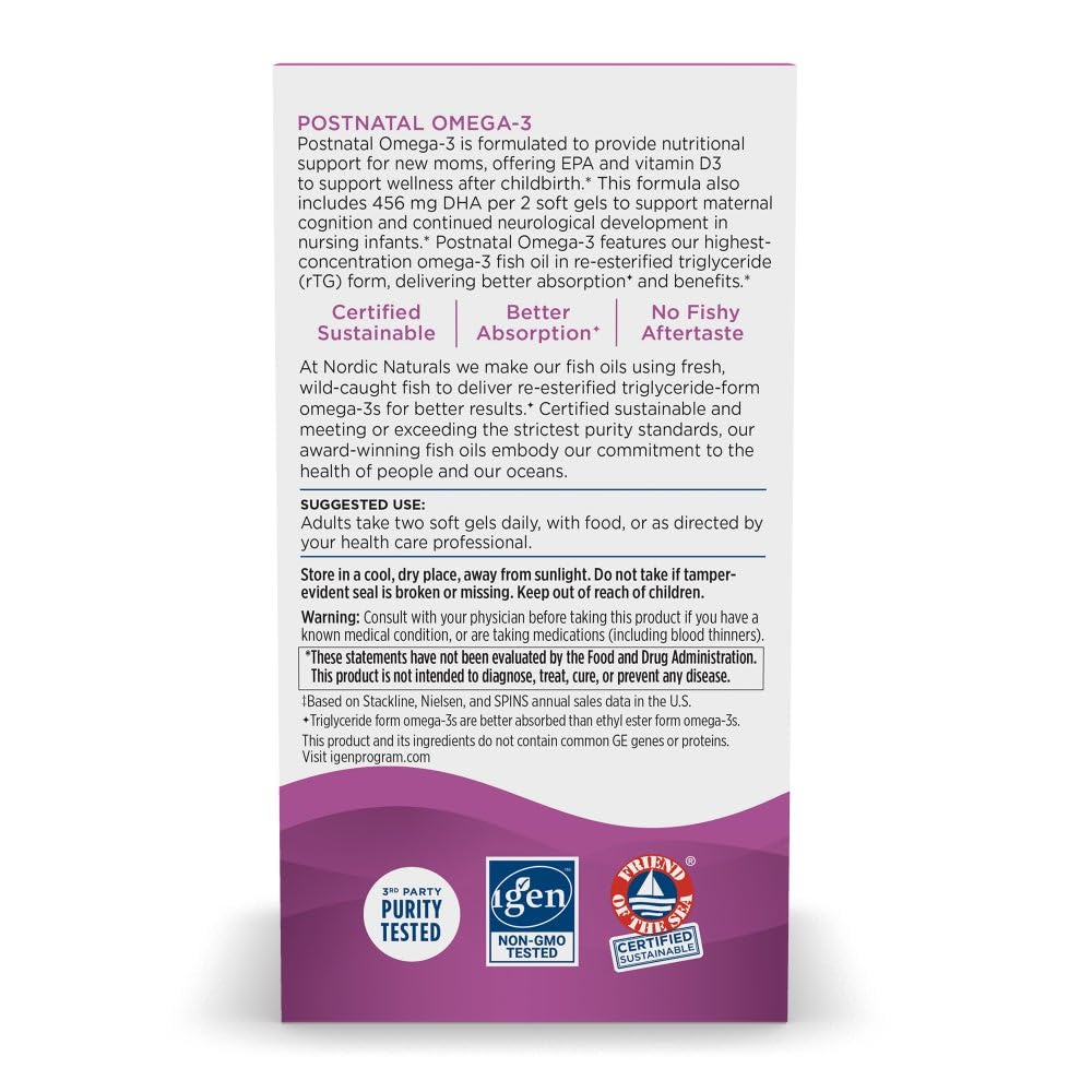 Nordic Naturals Postnatal Omega-3


