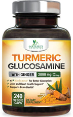 Turmeric Curcumin Capsules with Glucosamine, Ginger & MSM

