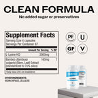 Vimergy L-Lysine Supplement | Vegan, Non-GMO, Gluten-Free


