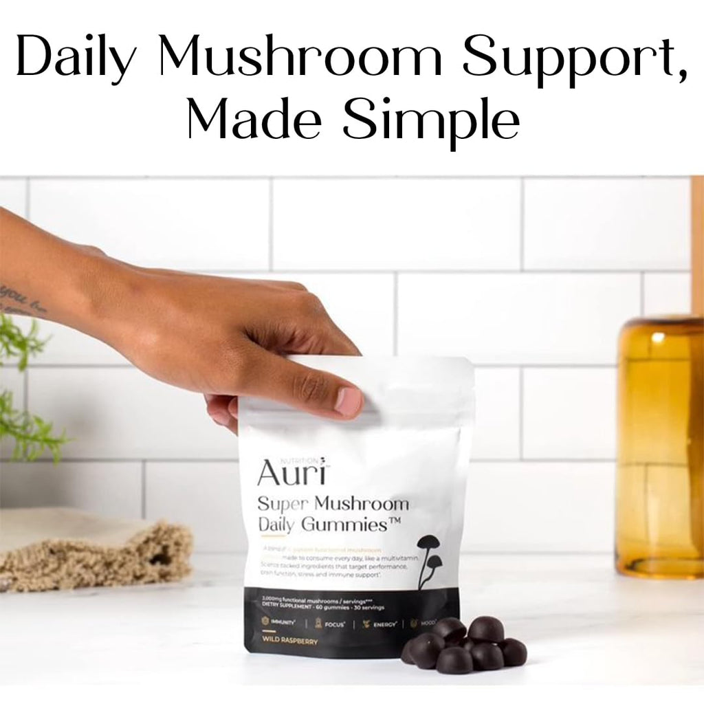 Auri Nutrition Mushroom Daily Gummies – Functional Wellness

