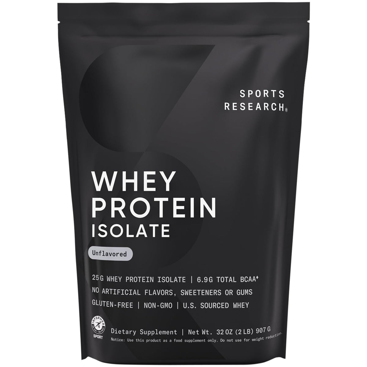 Sports Research Whey Protein Isolate Protein Powder