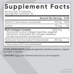 Sports Research Joint & Skin Support Capsules | Hyaluronic Acid

